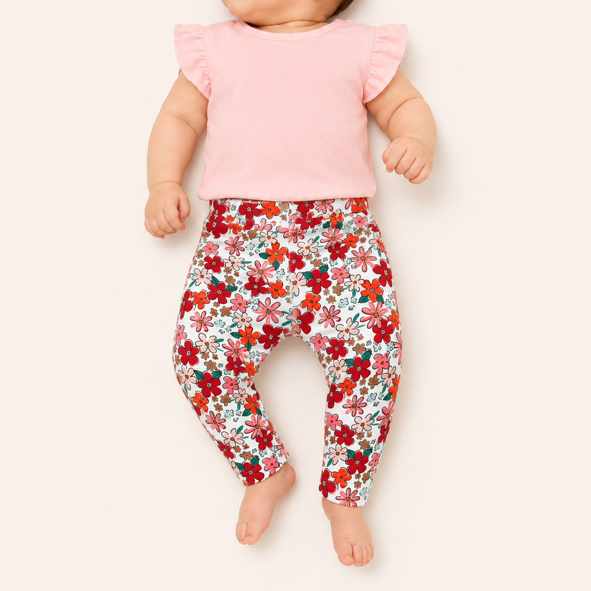 Multi Floral Tights