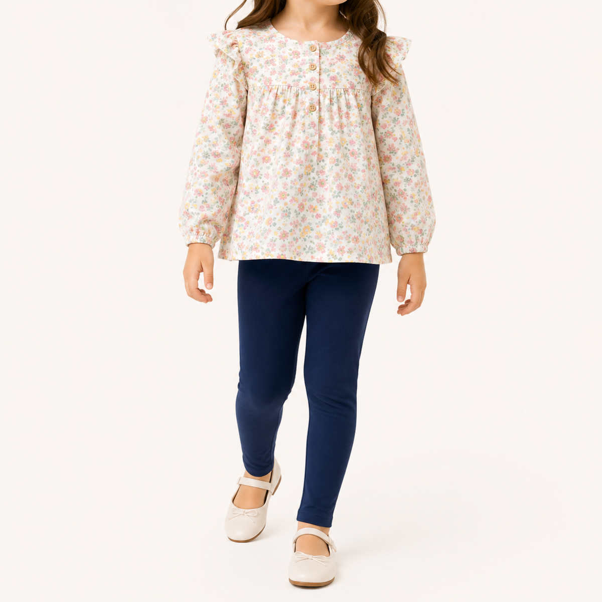 Plain Dark Navy Blue Leggings