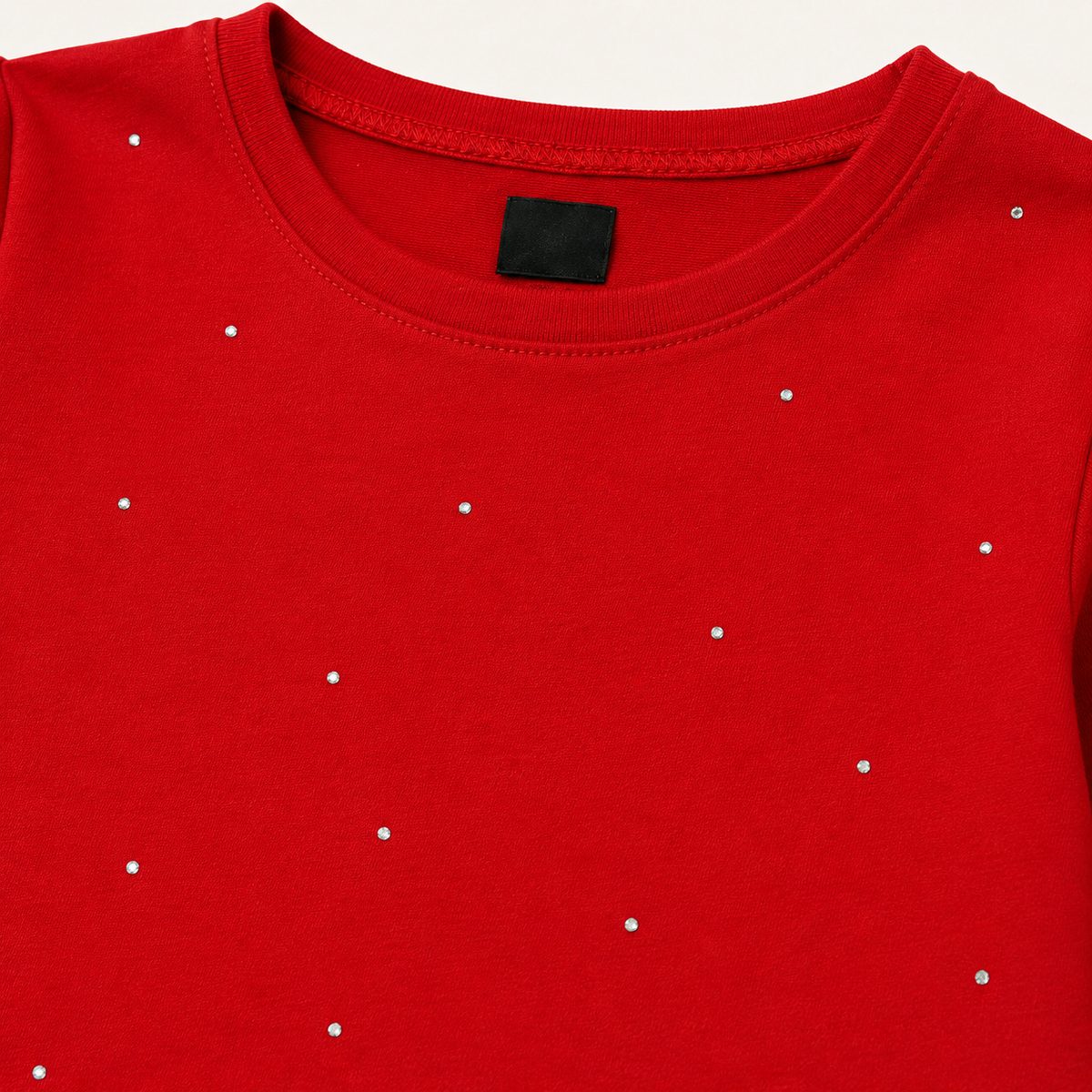 Red Glitter Dot Shirt