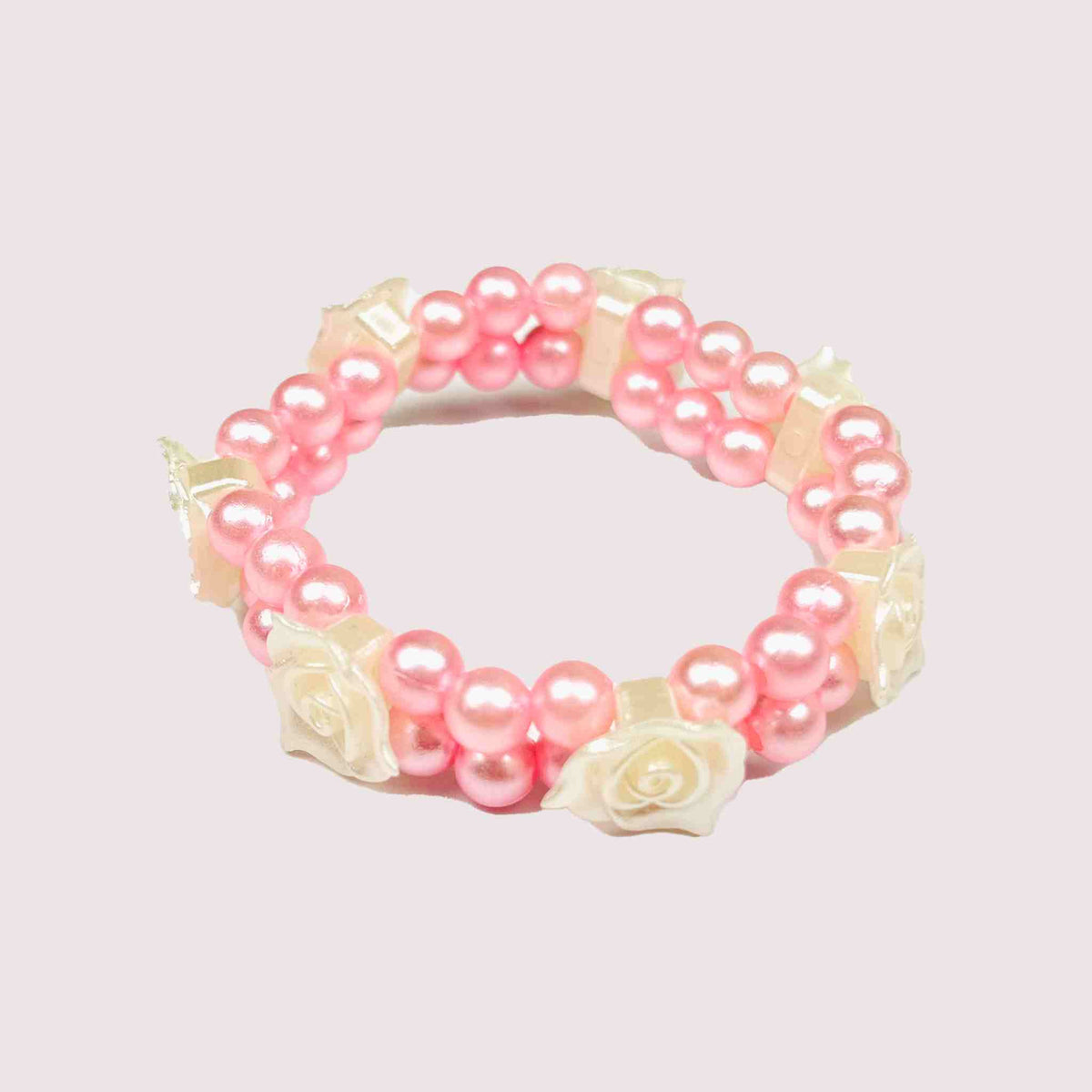 Pink Flower Bracelet