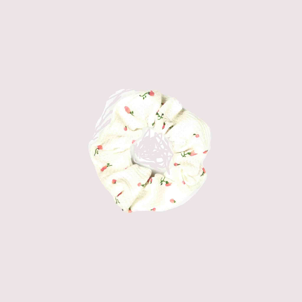 White Scrunchie