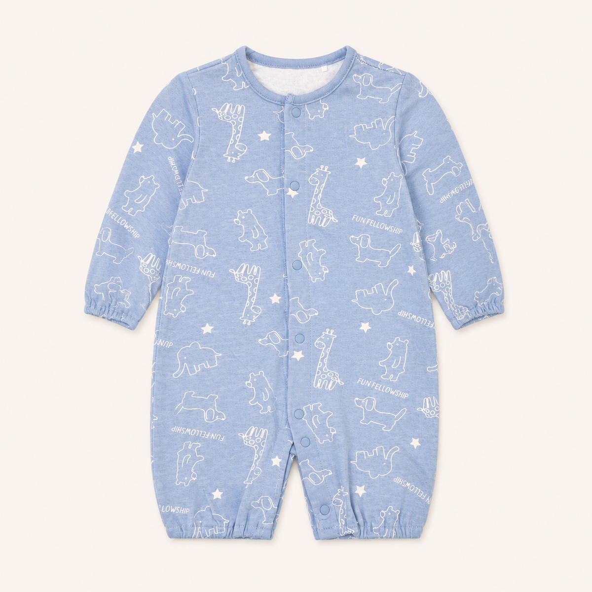 Blue Animal Romper