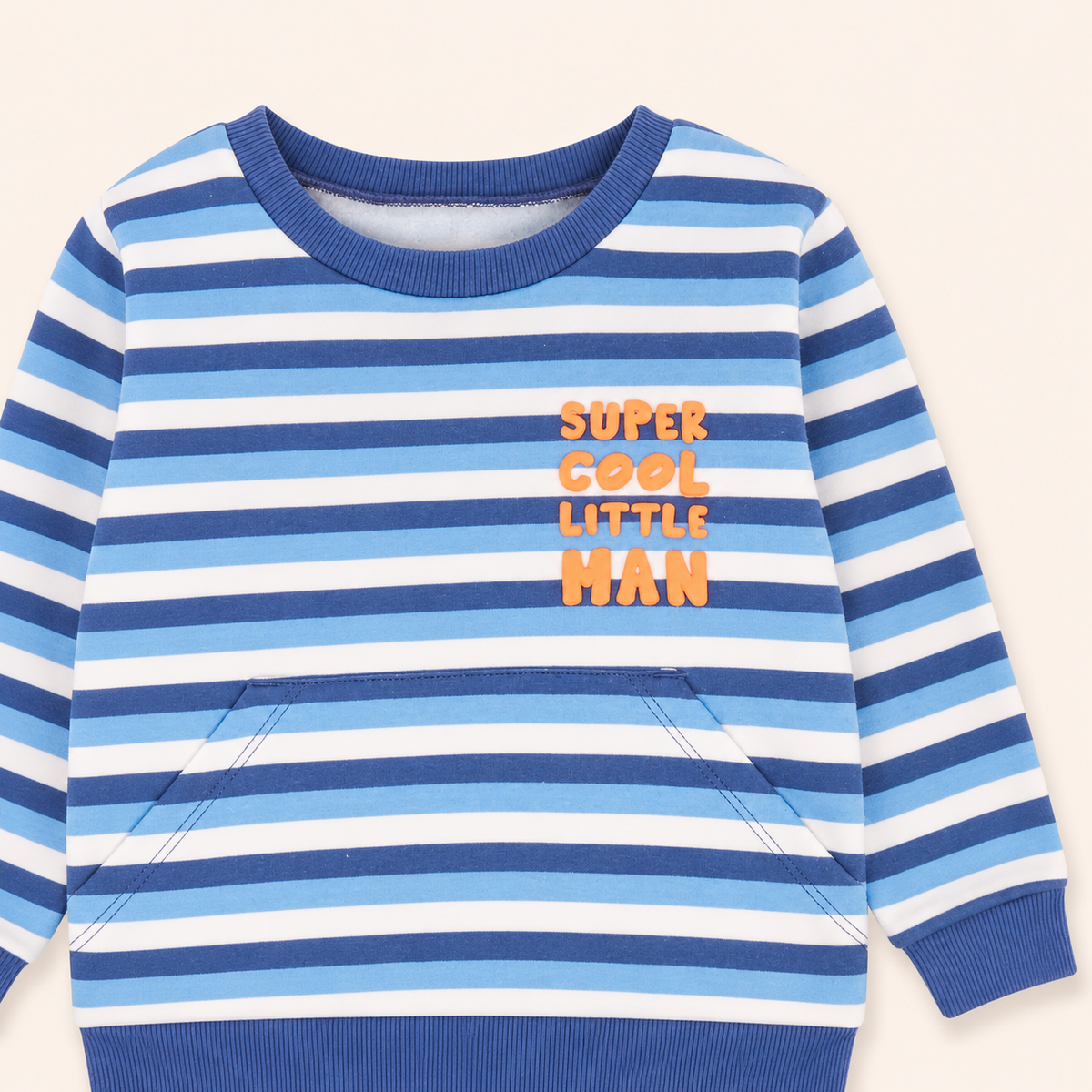 Blue Striped Sweater Sweatshirt