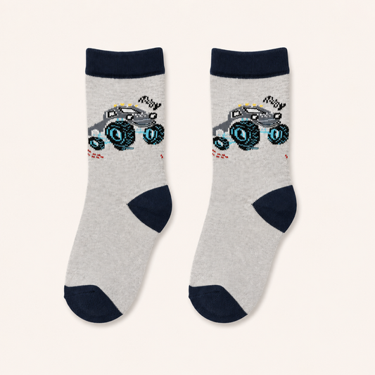 Grey Truck Socks