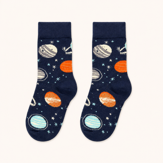 Space Blue Socks