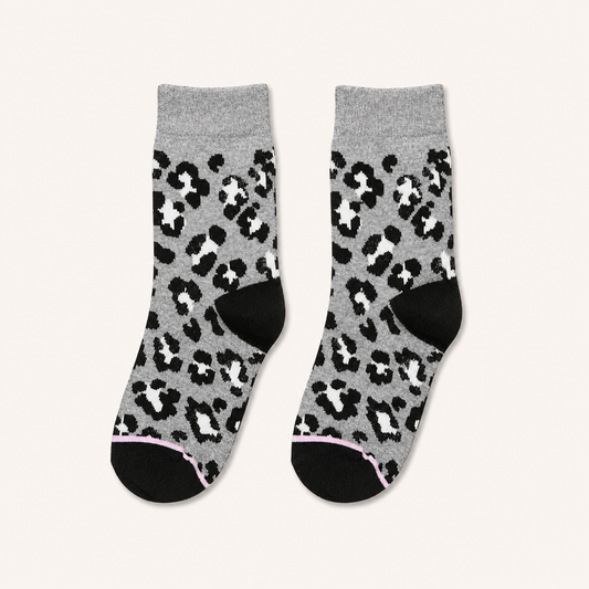 Black Print Socks