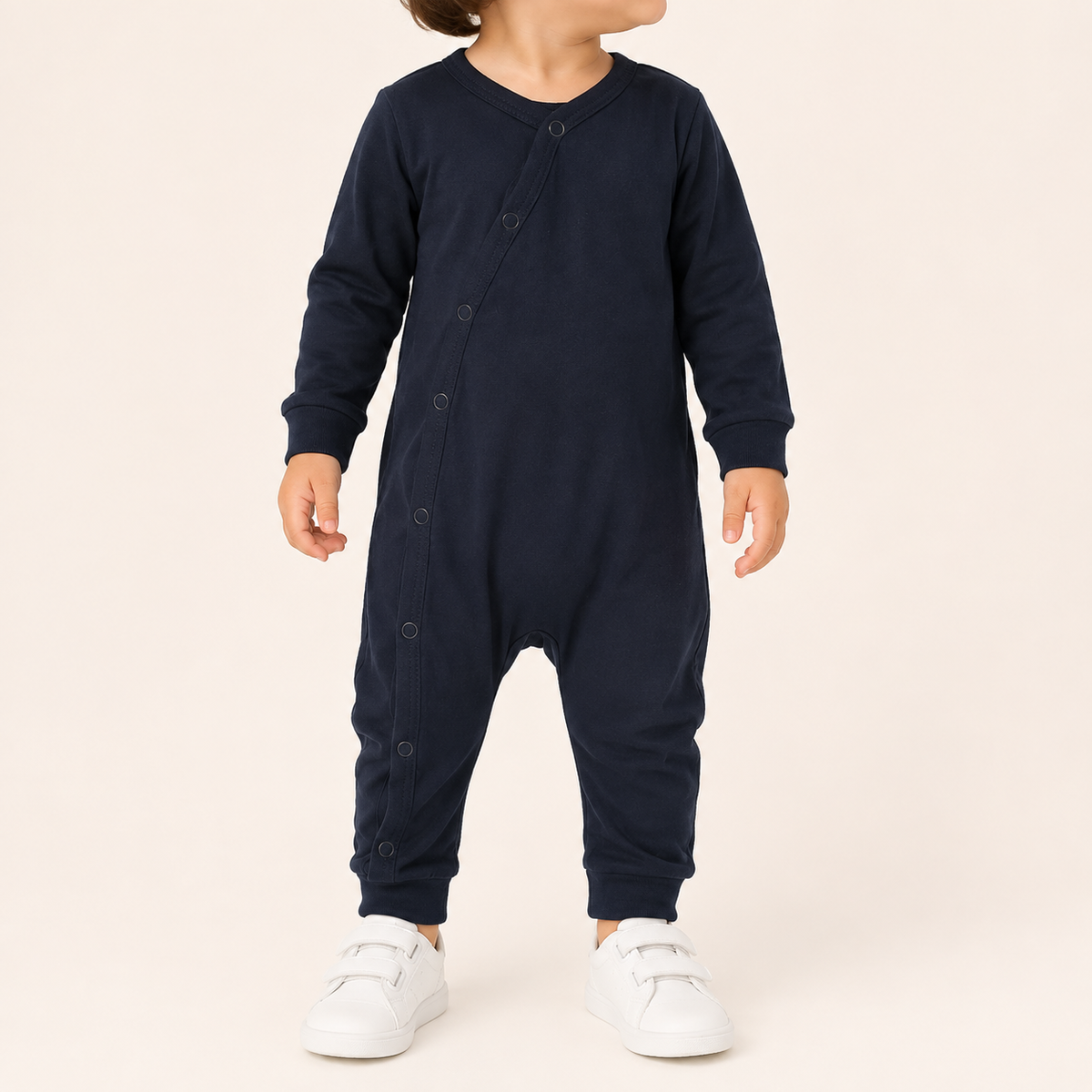 Dark Navy Blue Romper