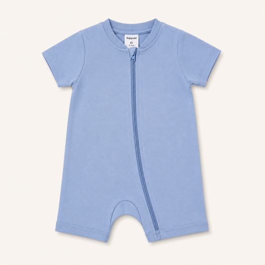 Blue Sleepy Bee Romper