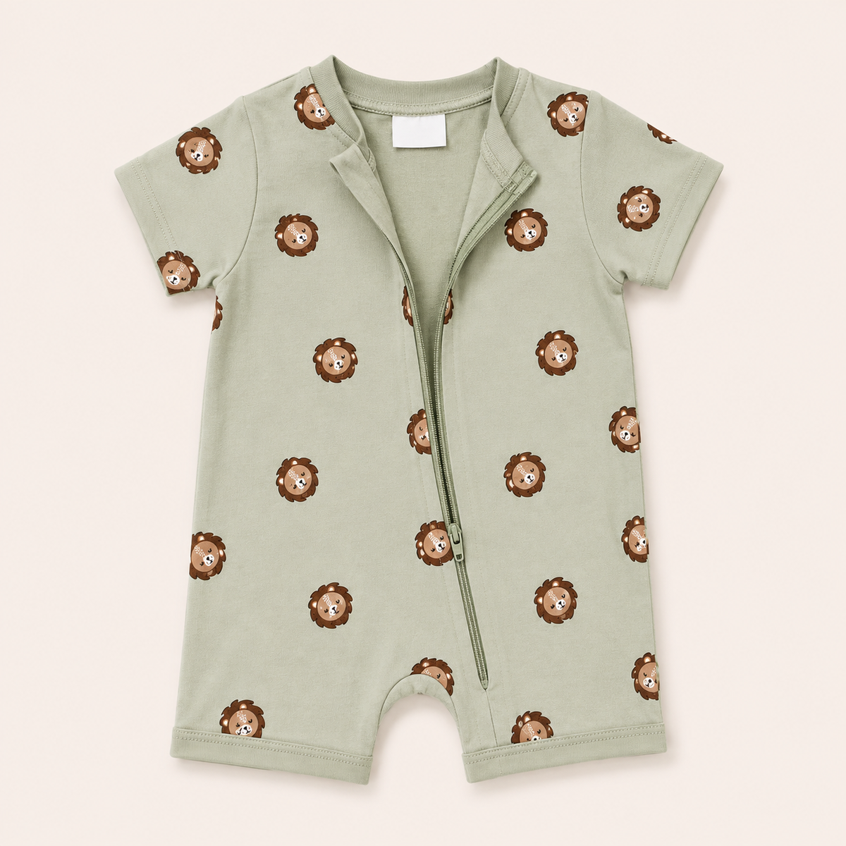 Green Lion Romper
