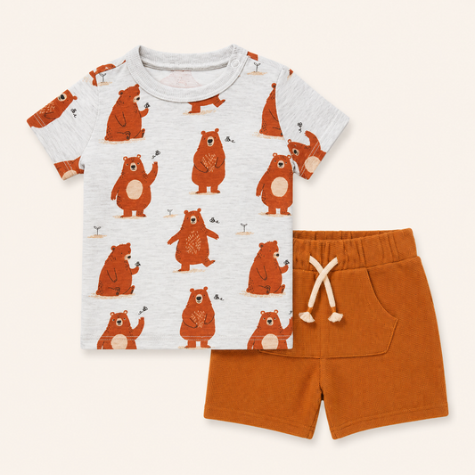 Bear Shirt & Short Set