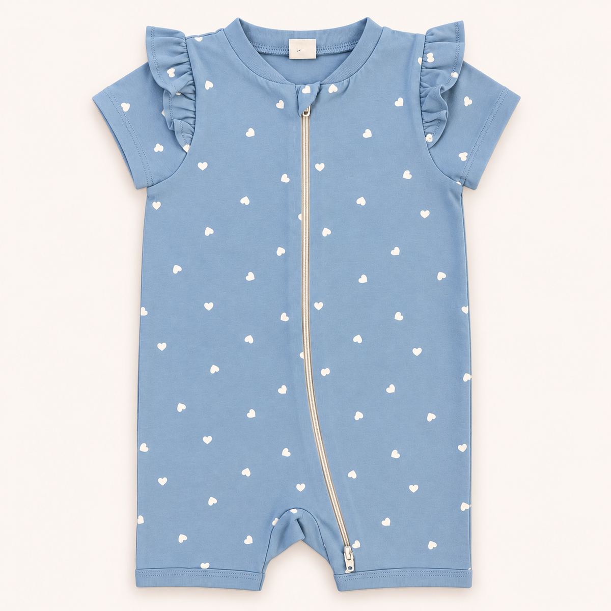 Blue Heart Romper