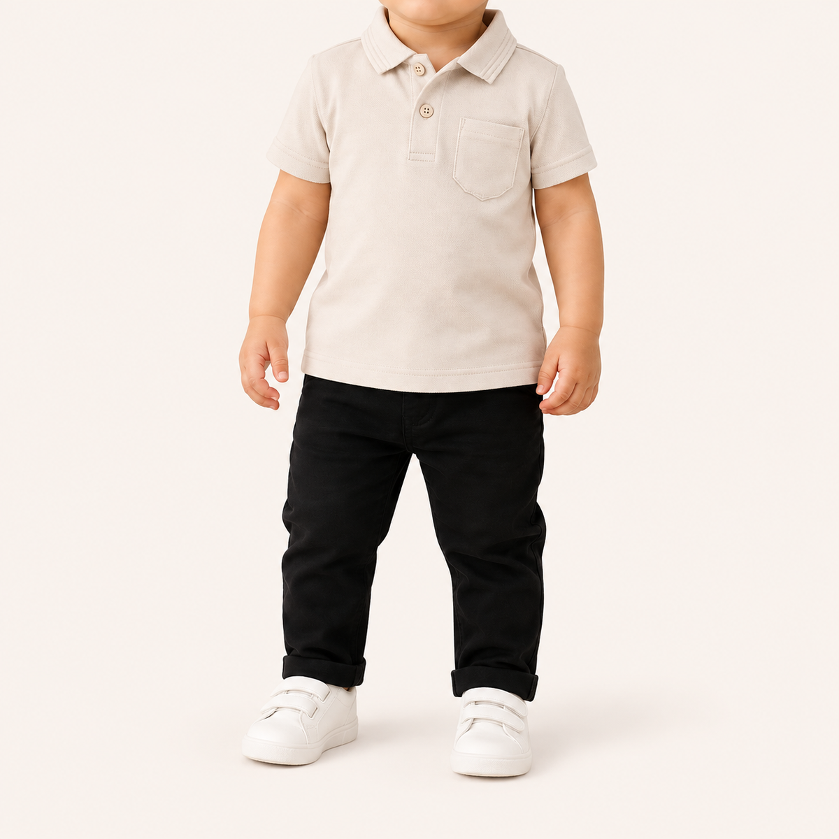 Beige Polo Shirt