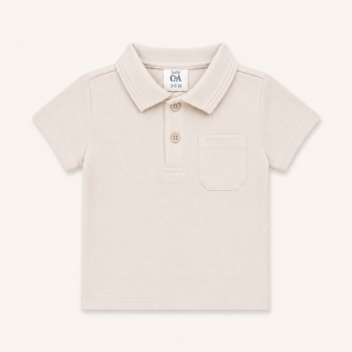 Beige Polo Shirt