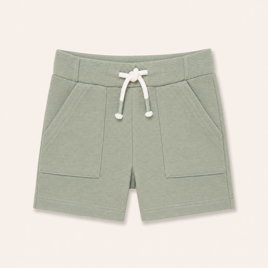 Stripes Green Shorts