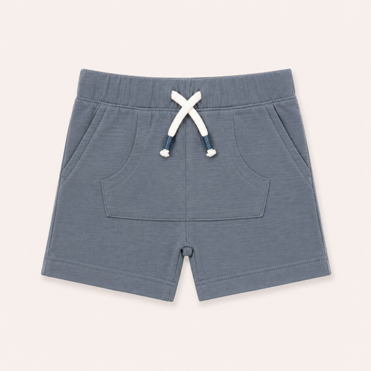 Blue Grey Shorts