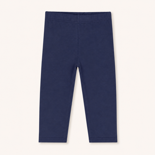 Plain Navy Blue Leggings