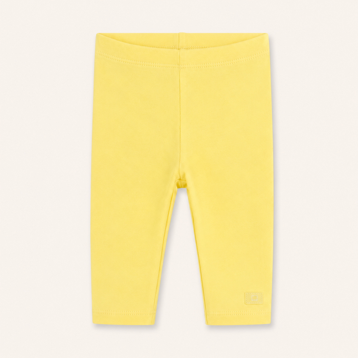 Plain Capri Tights -Lemon