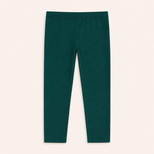 Plain Dark Green Leggings