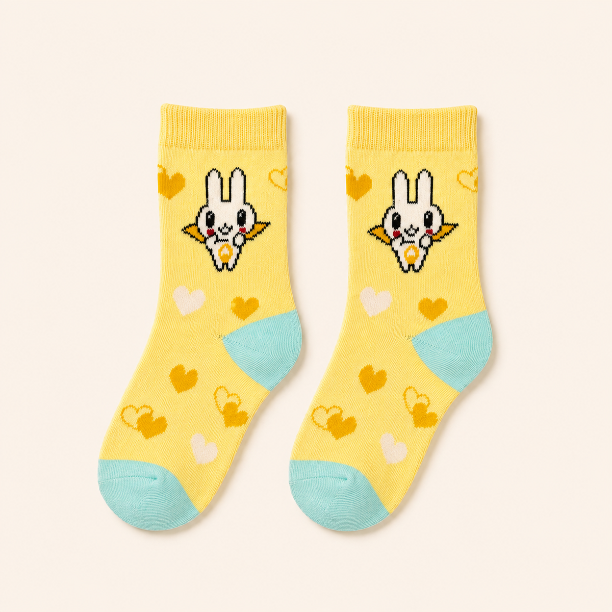 Yellow Pokemon Socks