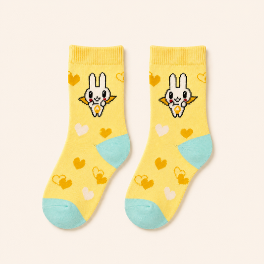 Yellow Pokemon Socks