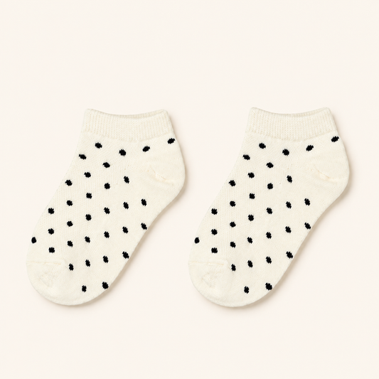 White Dot Socks