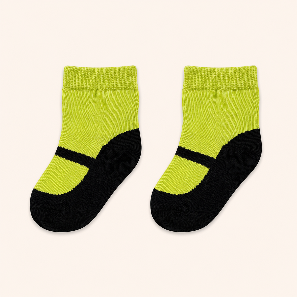 Green Black Socks