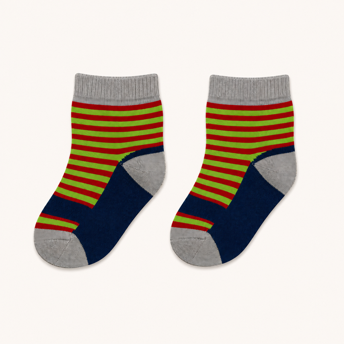 Kids Striped Ankle Socks