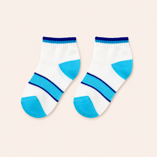 Blue White Socks