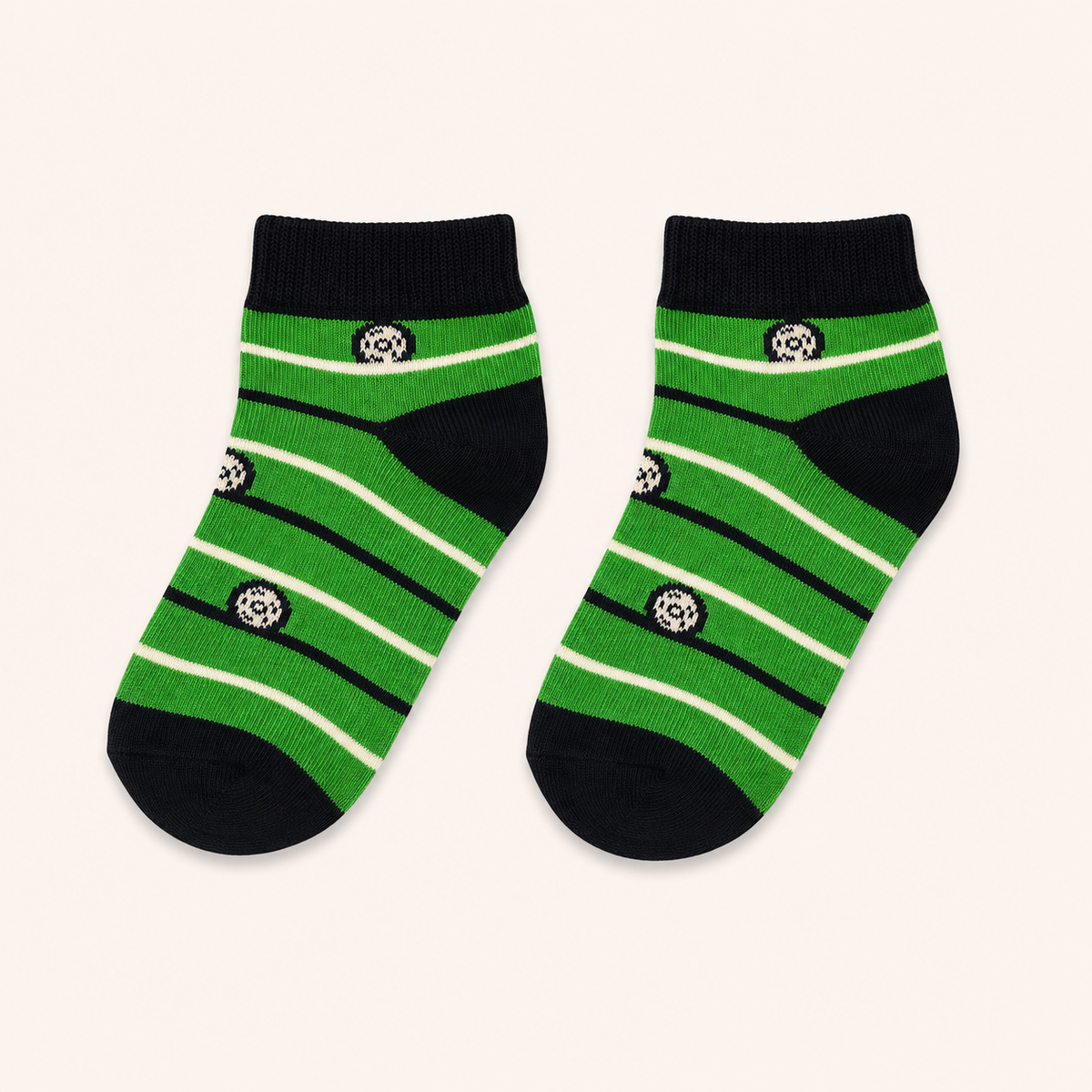 Green Black Socks