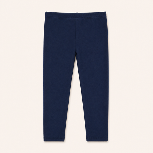 Plain Dark Navy Blue Leggings