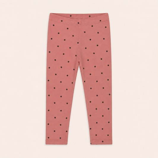 Peach Polka Legging