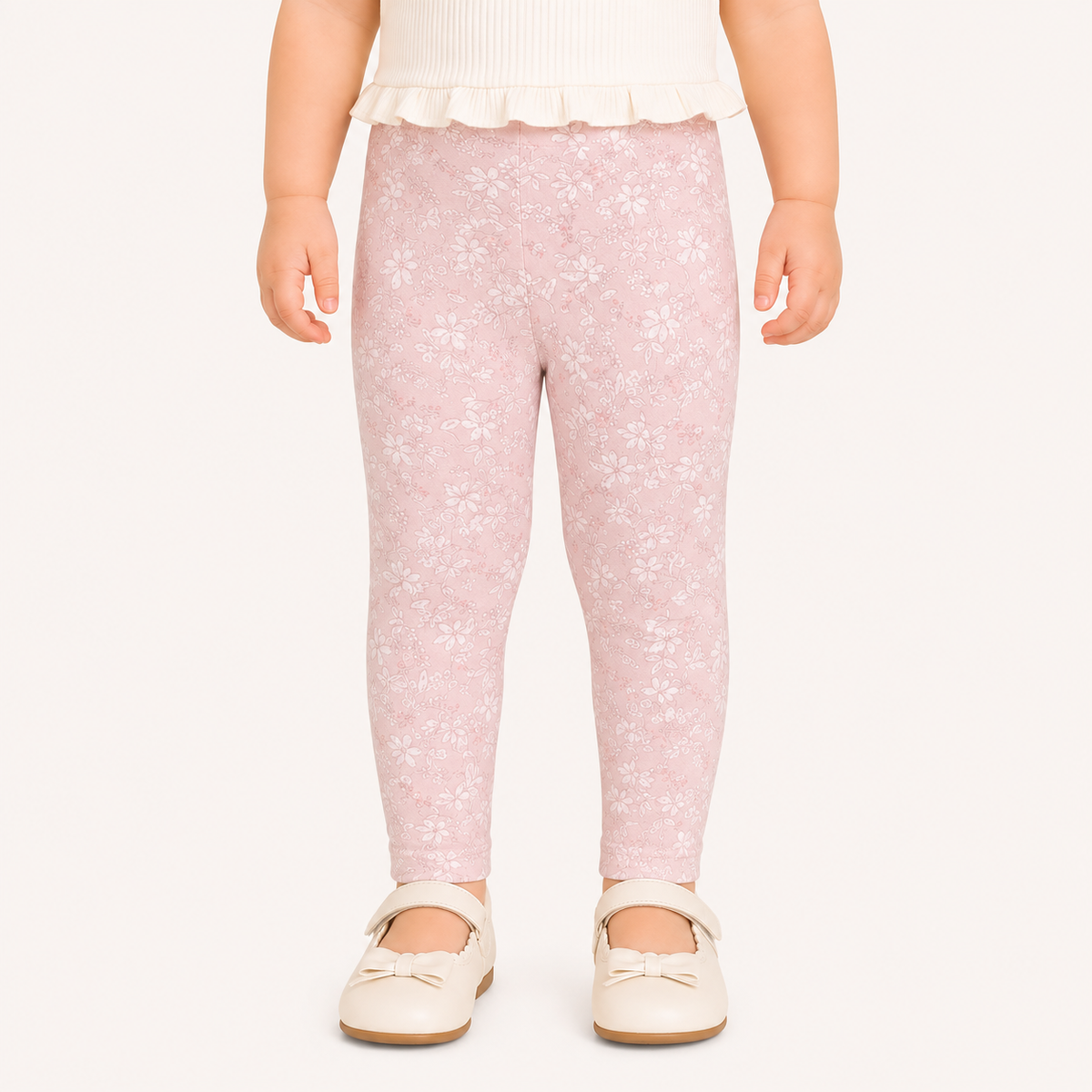 Pink Floral Legging