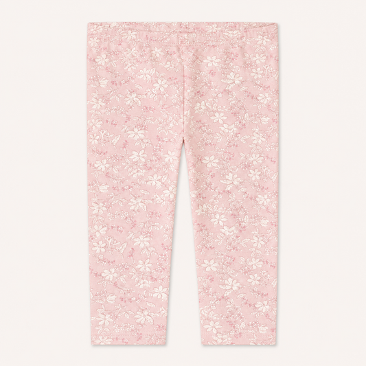 Pink Floral Legging
