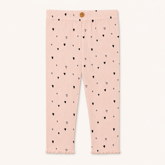 Heart Ribbed Legging