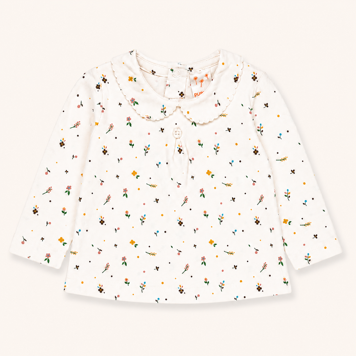 White Floral Shirt