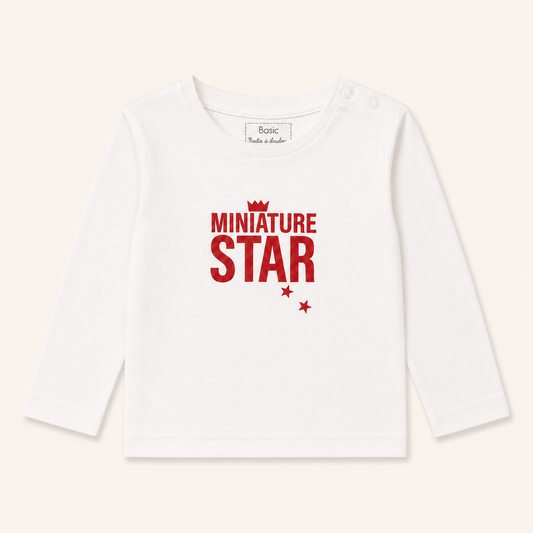 White Miniature Star Shirt