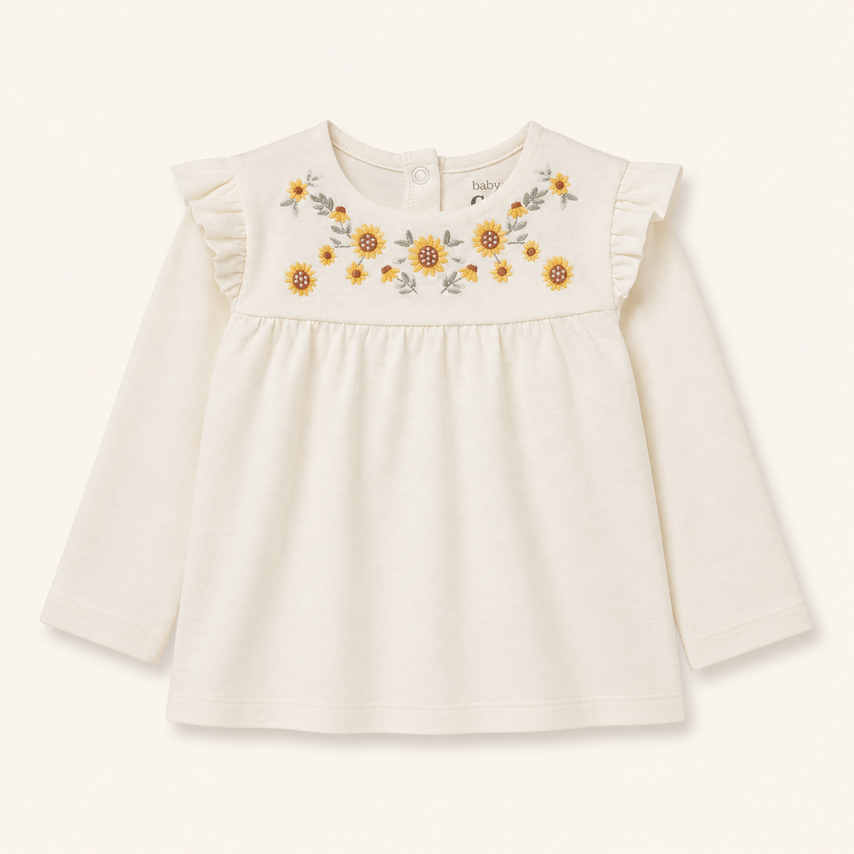 Embroided Flower Top