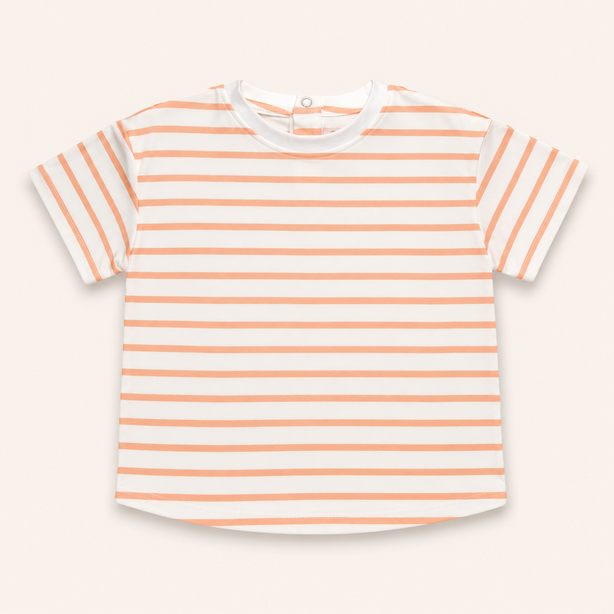 Orange & White Stripes T-Shirt