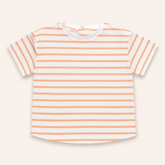 Orange & White Stripes T-Shirt