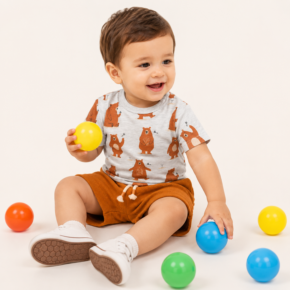 Bear Shirt & Short Set