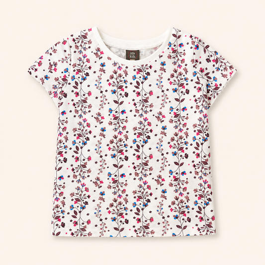 White Floral T-Shirt