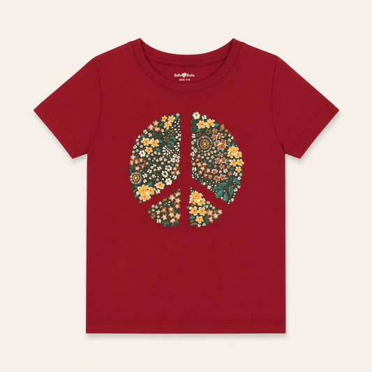 Peace Floral T-Shirt