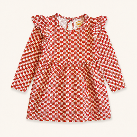 Red Checkered Dress
