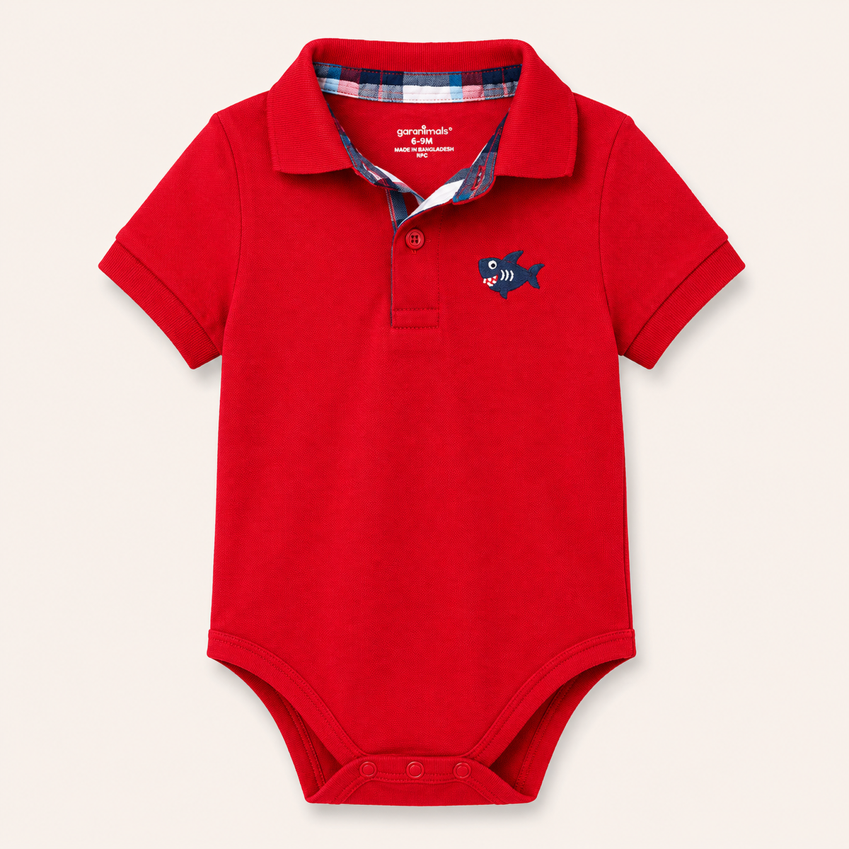 Shark Edition Collared Bodysuit