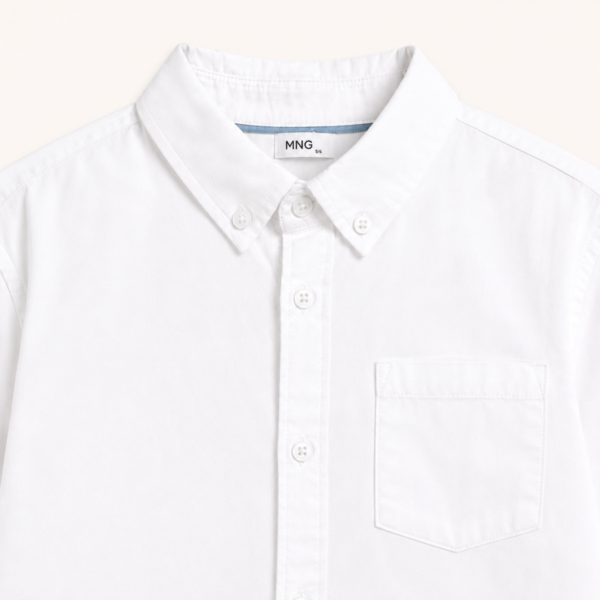 Mango White Cotton Shirt