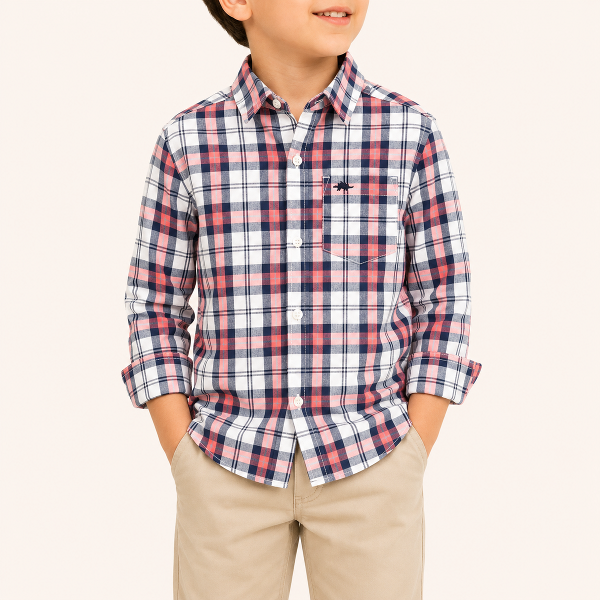 Carter's Blue Checkered Shirt