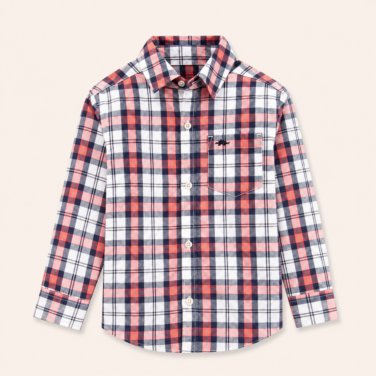 Carter's Blue Checkered Shirt