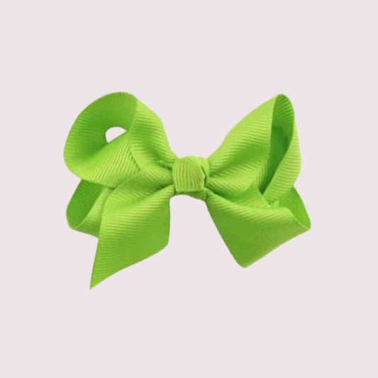 Green Bow Snap Clip