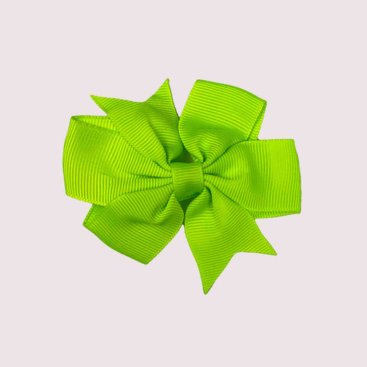 Green Bow Snap Clip